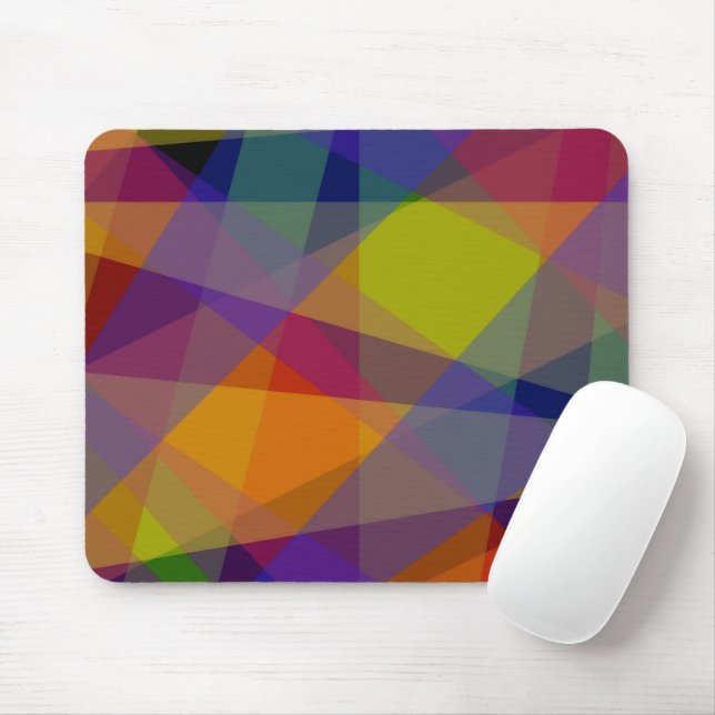 Dark Geometric - Mouse Pad (With Mouse)