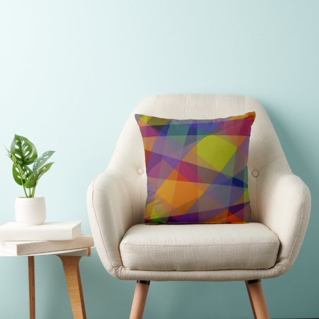 Dark Geometric - Pillow (Chair)