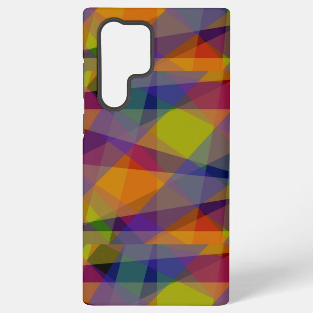 Dark Geometric - Samsung (S22 Ultra) Case (Back)