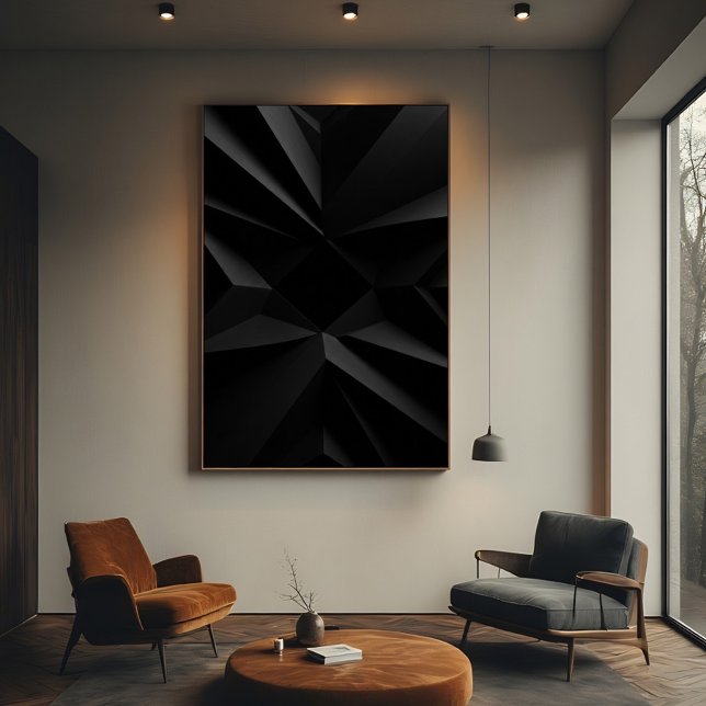 Dark Geometry Minimalist Abstract Poster (Creator Uploaded)