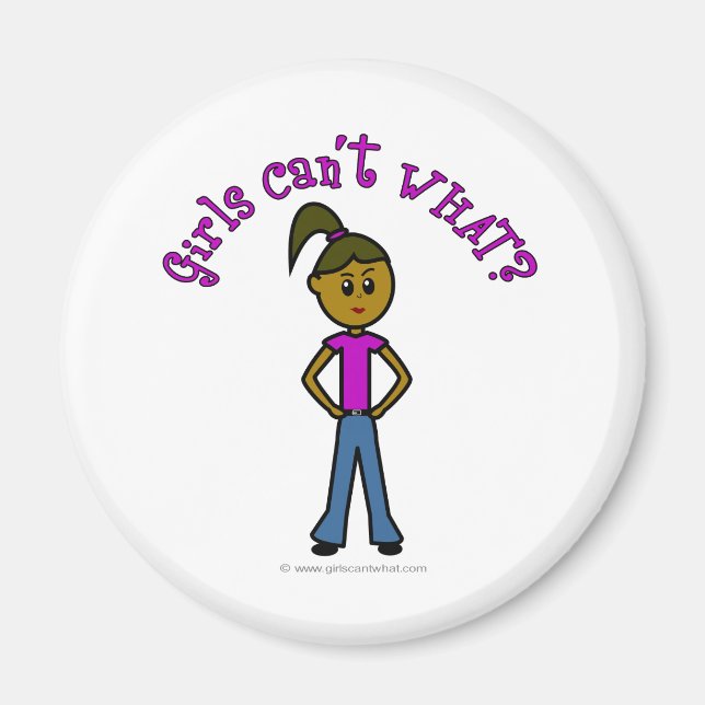 Dark Girls Can't WHAT? Logo Magnet (Front)