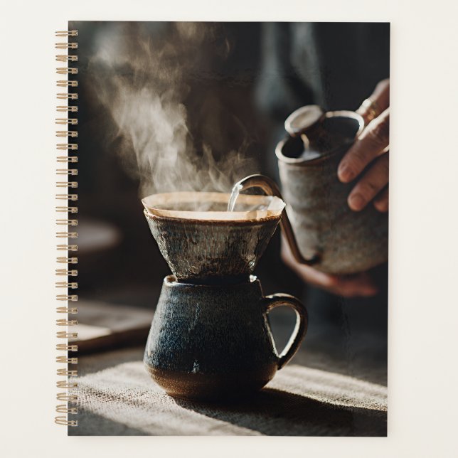 Dark Glaze Pour Over Ritual Planner (Front)