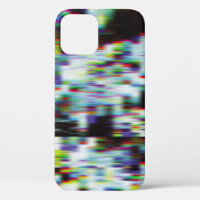 Dark glitch background, illustration. Black, blue,