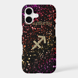 Dark Glitter Zodiac Sagittarius iPhone 7 Plus Case