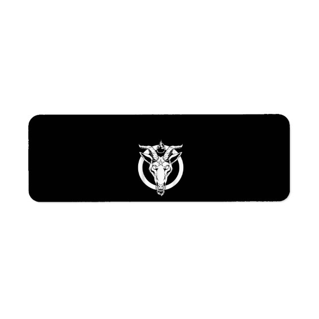 Dark Goat Baphomet, Satanic Lucifer Beelzebub Gift (Front)