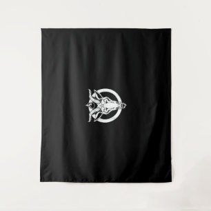 Dark Goat Baphomet, Satanic Lucifer Beelzebub Gift Tapestry