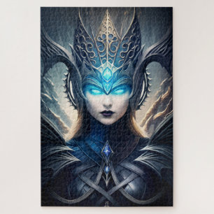 Dark Goddess of The Twilight, Patron of Heroes Jigsaw Puzzle