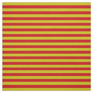 Dark gold, bright red stipe, stripes fabric