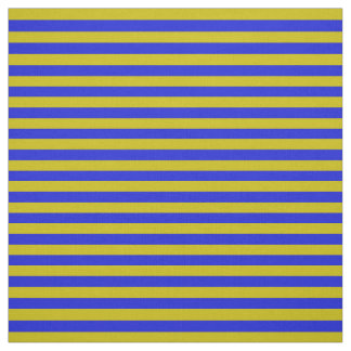 Dark gold, royal blue stipe, stripes fabric