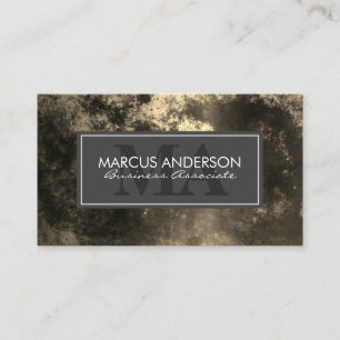 Dark Golden Texture Background Appointment Card