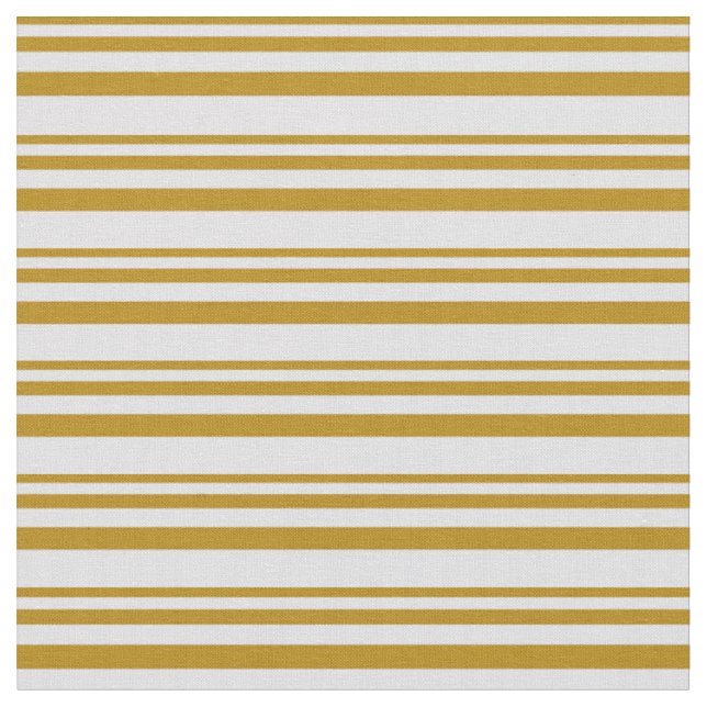 Dark Goldenrod and Lavender Lines Fabric (Close Up)