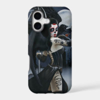 Dark Gothic Angel Death Sugar Skull Fantasy