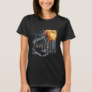 Dark Gothic Cathedral Grunge Church Alt Aesthetic T-Shirt