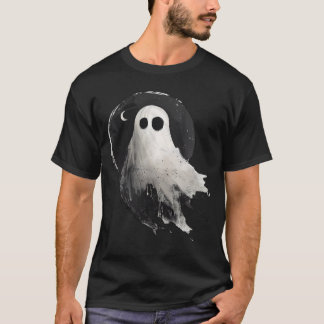 Dark Gothic Ghost Cartoon T-Shirt