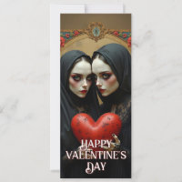 Dark Gothic Lovers with Crimson Heart