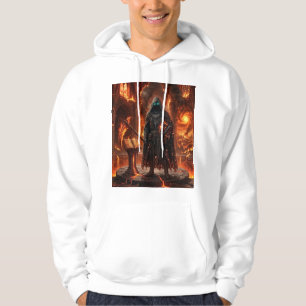 Dark Gothic Reaper Mysterious Fantasy Art Hoodie