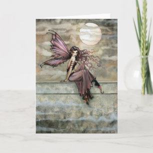 Dark Gothic Romantic Fairy Card ~ Blank