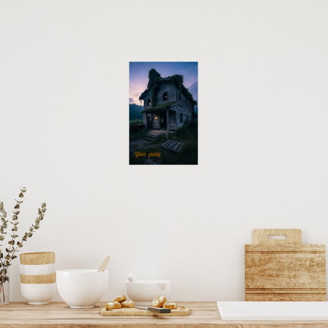 Dark Gothic Twilight Horror  Poster (Kitchen)