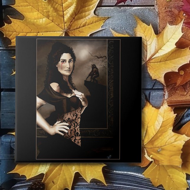 Dark Gothic Vampire Blood Werewolf Love Fantasy Tile (Creator Uploaded)