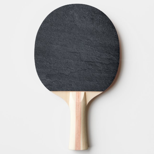Dark Granite Stone Simple  Ping Pong Paddle (Front)
