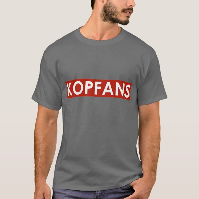 Dark Gray Kopfans T-shirt (Front)