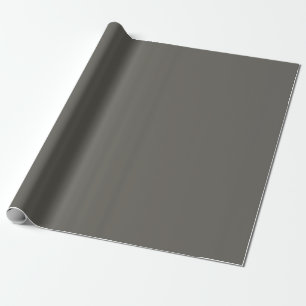 Dark Grayish Ironside Orange Pop Of Color  Wrapping Paper