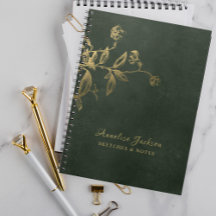Dark green and gold elegant professional