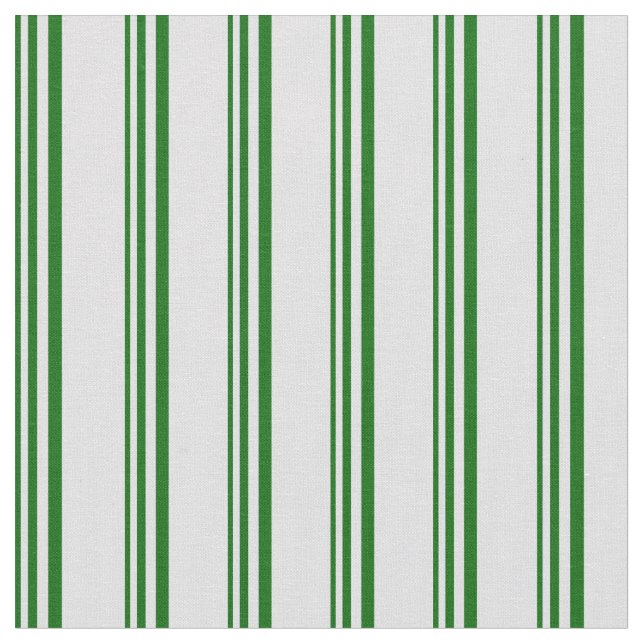 Dark Green and Lavender Coloured Stripes Pattern Fabric (Close Up)