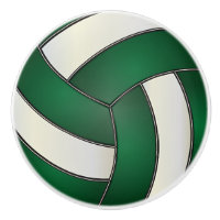 Dark Green and White 🏐 Volleyball