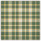 Dark Green and Yellow Gold Sporty Plaid