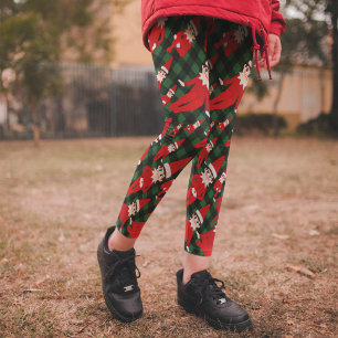 Dark Green Black Check Elf Christmas Pajama Pants