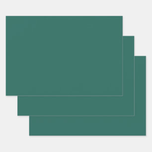  Dark green blue(solid colour)  Wrapping Paper Sheet