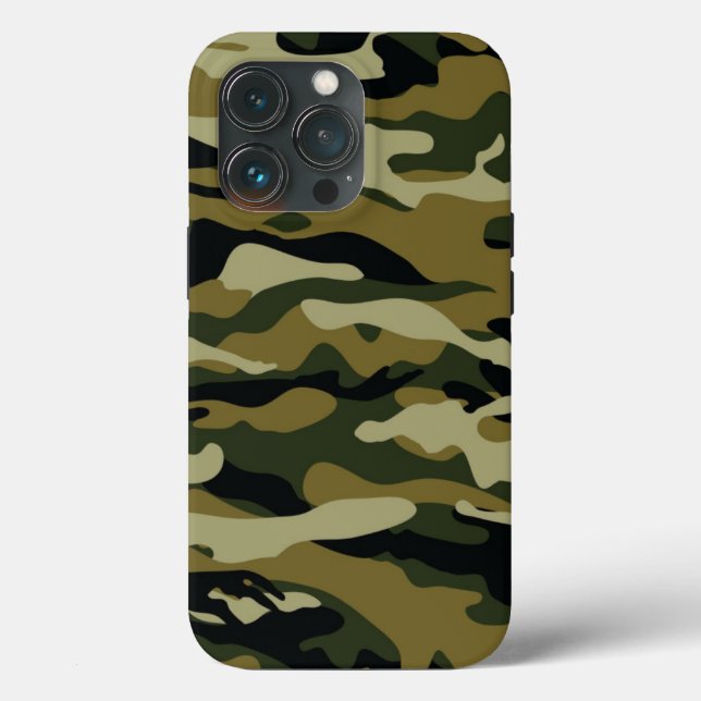 Dark Green Camo Case-Mate iPhone Case (Back)