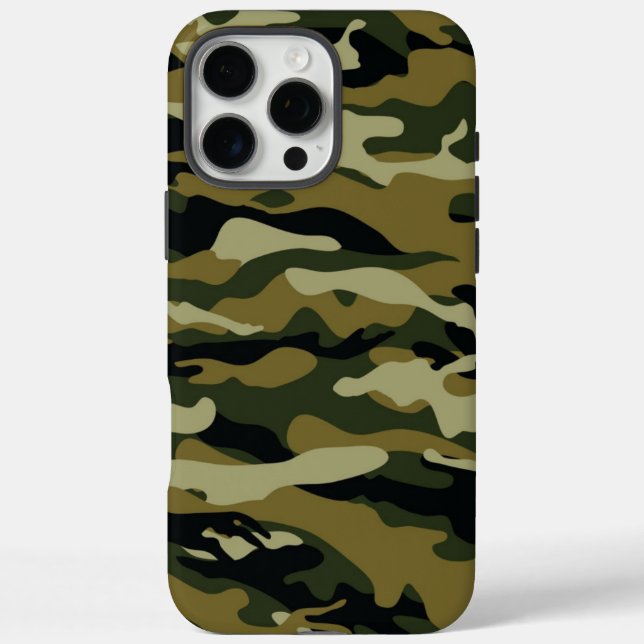 Dark Green Camo Case-Mate iPhone Case (Back)