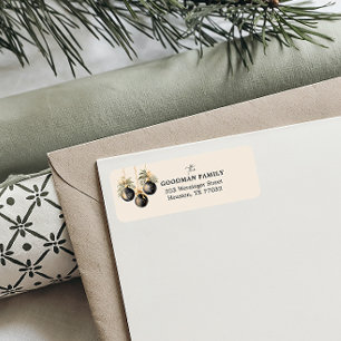 Dark Green Elegant Greenery Christmas Chic