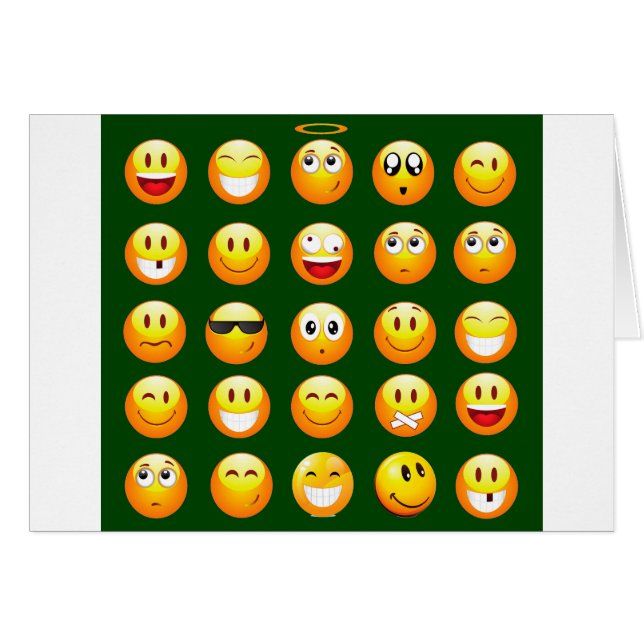 dark green emoji (Front Horizontal)