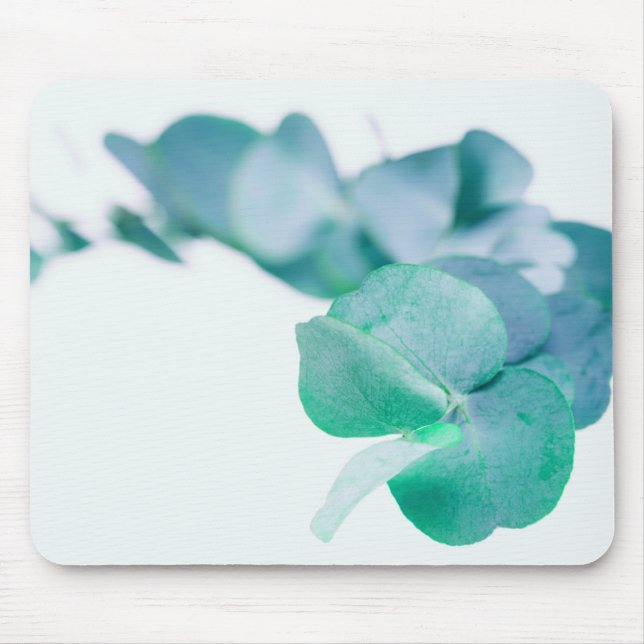 Dark green eucalyptus mouse pad (Front)