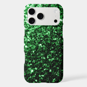 Dark Green faux glitter sparkles