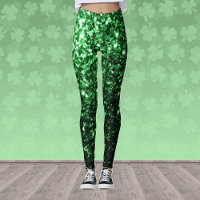 Dark green faux glitter sparkles