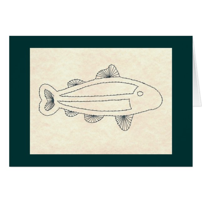 DARK GREEN FISH (Front Horizontal)