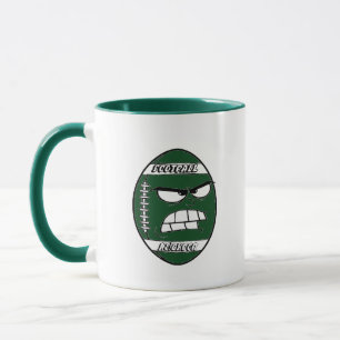 Dark Green Football Mug for Your Neighbour