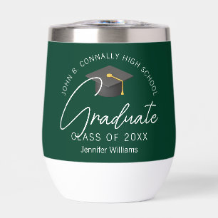 Dark Green Graduation Party Customized Graduate