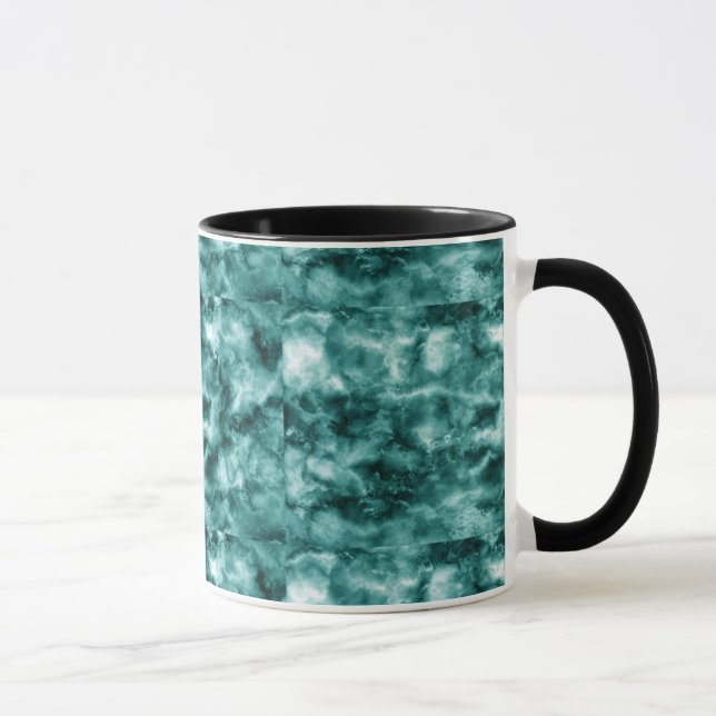 Dark Green Marble Texture Mug (Right)