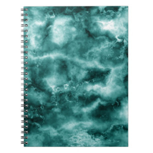 Dark Green Marble Texture Notebook