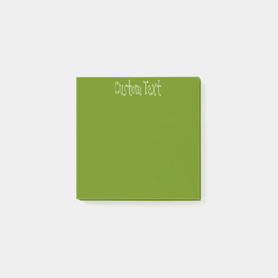 Dark green post-it notes