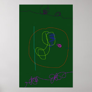 Dark Green Poster