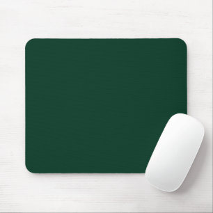 Dark Green Solid Color Mouse Pad