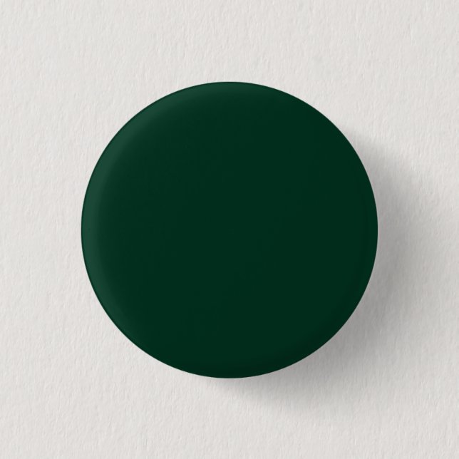 Dark Green Solid Colour 3 Cm Round Badge (Front)