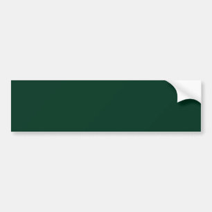 Dark Green Solid Colour Bumper Sticker