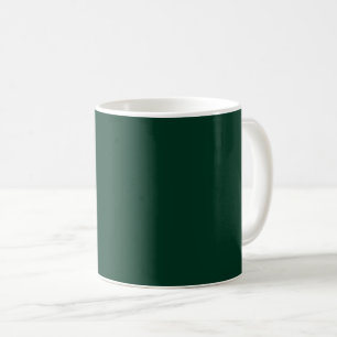 Dark Green Solid Colour Coffee Mug